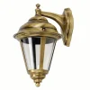 Lido Außenwandleuchte Laterne Messing IP43 Rustikal* Außenwandleuchten|Rustikale Lampen