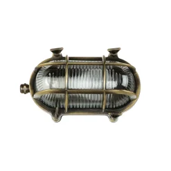 Lido Außenwandleuchte Messing Antik Premium SKIATHOS