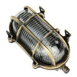 Lido Außenwandleuchte Messing Antik Premium SKIATHOS