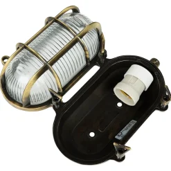 Lido Außenwandleuchte Messing Antik Premium SKIATHOS