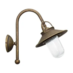 Giovanni Battista Außenwandleuchte Messing Giada* Außenleuchten Antik|Außenwandleuchten