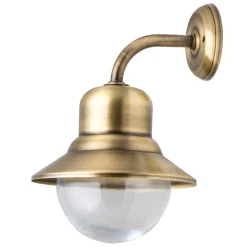 Hot Lido Außenwandleuchte Messing Glas Maritim Hof SAMOS