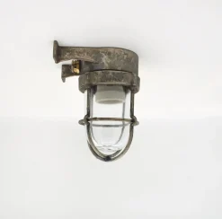 Andromeda Außenwandleuchte Messing Glas E27 IP64 16,5 cm hoch* Außenwandleuchten|Gartenlaternen