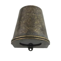 Andromeda Außenwandleuchte Messing Glas GU10 IP54 H: 10 cm CORON* Außenwandleuchten|Industrie Lampen