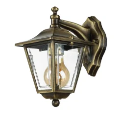 Lido Außenwandleuchte Messing Haustür Rustikal IP43* Rustikale Lampen|Metall Lampen