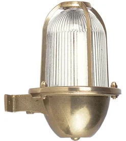 Lido Außenwandleuchte Messing IP64 Haus Balkon Maritim* Außenwandleuchten|Rustikale Lampen