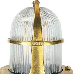 Best Lido Außenwandleuchte Messing IP64 Maritim Haus SANTORIN