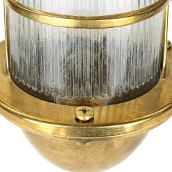 Best Lido Außenwandleuchte Messing IP64 Maritim Haus SANTORIN