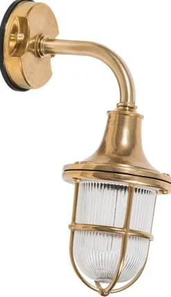 Sale Lido Außenwandleuchte Messing IP64 Maritim wetterfest