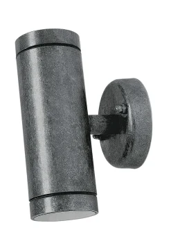 Andromeda Außenwandleuchte Messing massiv Glas Up Down H: 16,5 cm* Außenwandleuchten|Messinglampen