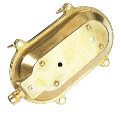 Lido Außenwandleuchte Messing oval IP64 Maritim Haustür* Metall Lampen|Messinglampen