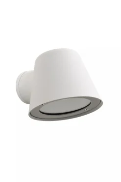 Sale Außenwandleuchte Metall Weiß IP44 T:14,5 cm GU10 Haus