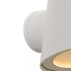 Sale Außenwandleuchte Metall Weiß IP44 T:14,5 cm GU10 Haus