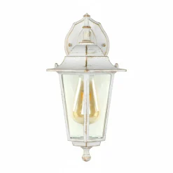 Easylight Außenwandleuchte PARIS Weiß Gold hängend Landhausstil* Rustikale Lampen|Rustikale Außenleuchten