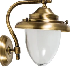 Outlet Lido Außenwandleuchte Terrasse Haus Messing Maritim IP43