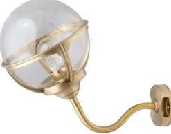 Lido Außenwandleuchte Vintage Messing IP43 Haus Terrasse* Außenwandleuchten|Außenleuchten Messing