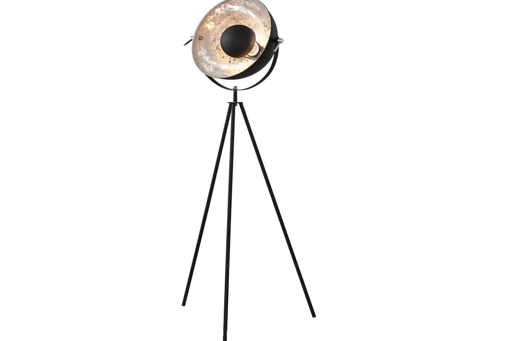 Invicta Interior Außergewöhnlich Standlampe Retro 140cm Tripod* Retro Lampen|Designerlampen