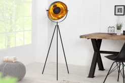 Invicta Interior Außergewöhnlich Stehleuchte Retro 140cm Dreibein* Metall Lampen|Designerlampen