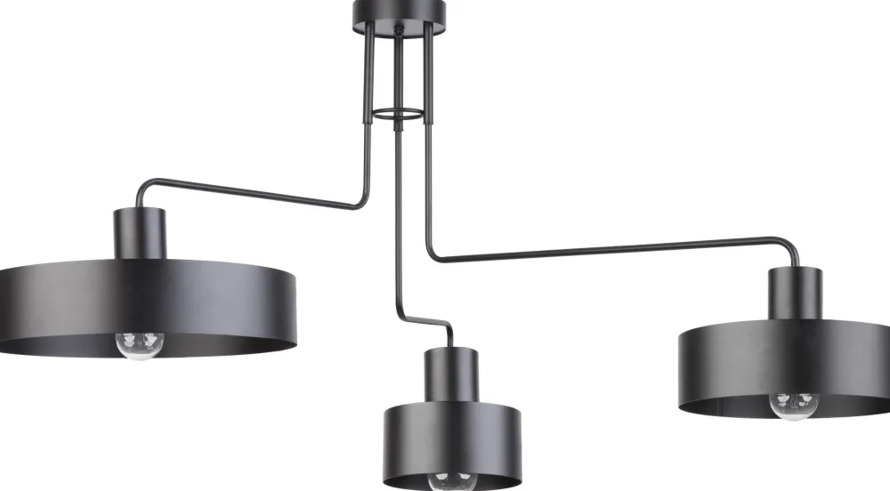 Sigma Außergewöhnliche Deckenlampe 3-flammig Metall E27 Retro* Deckenleuchten|Wohnzimmerlampen