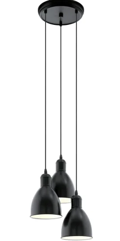 Sale Eglo Außergewöhnliche Hängeleuchte Priddy Weiß Ø32,5cm 3-Flmg