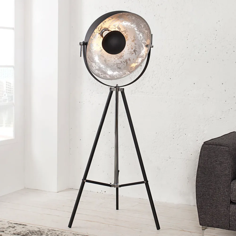 Hot Invicta Interior Außergewöhnliche Standleuchte Schwarz beweglich