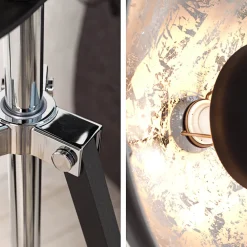 Hot Invicta Interior Außergewöhnliche Standleuchte Schwarz beweglich