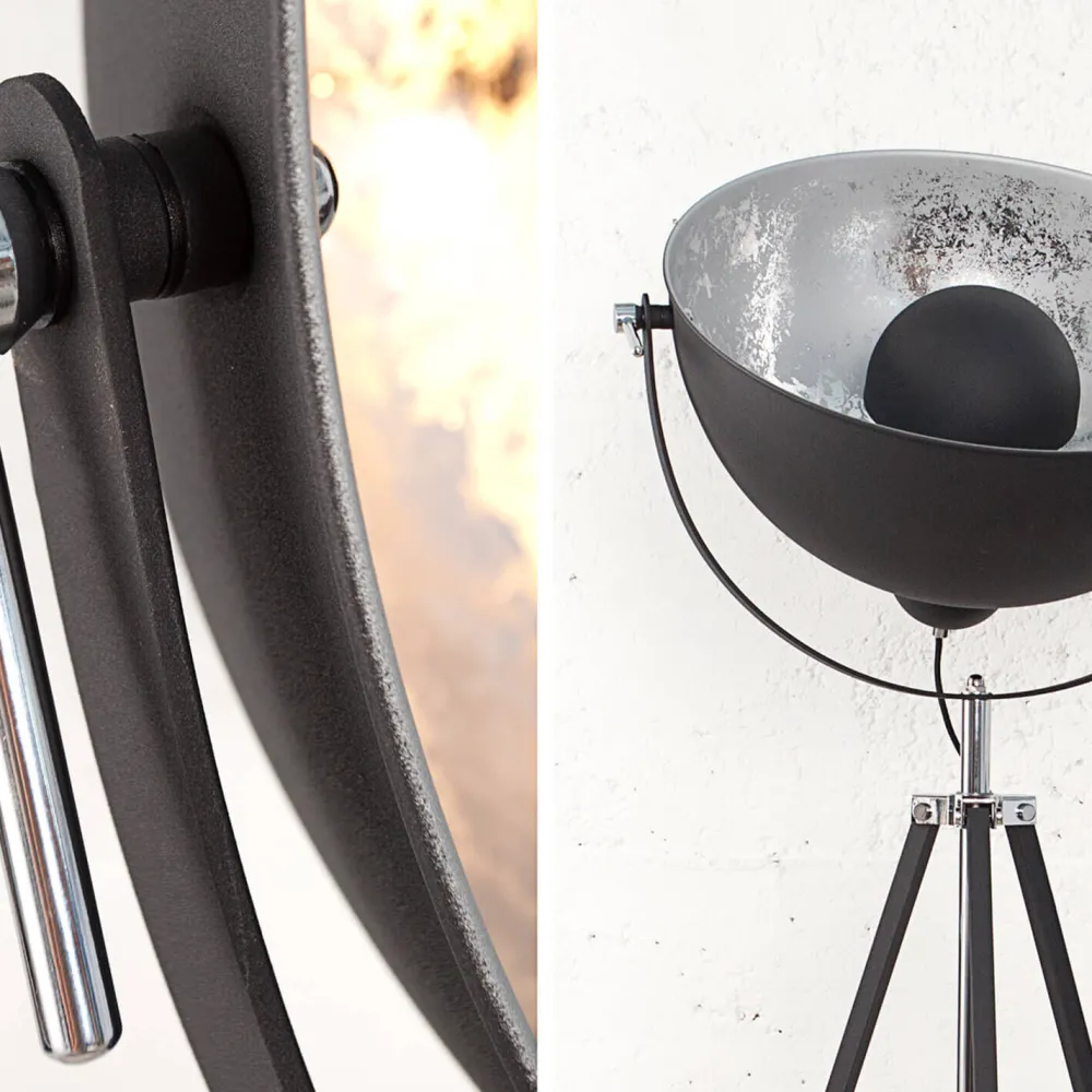 Hot Invicta Interior Außergewöhnliche Standleuchte Schwarz beweglich