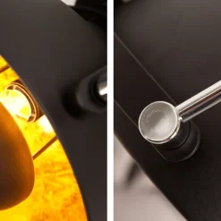 New Invicta Interior Außergewöhnliche Wandlampe Retro rund E27