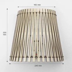 Best Eglo Außergewöhnliche Wandleuchte SENDERO in ahorn