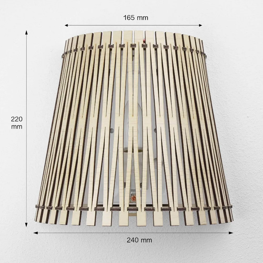 Best Eglo Außergewöhnliche Wandleuchte SENDERO in ahorn