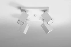 Sollux Aufbau Spotstrahler FALERIA in Weiß 4-flmg* Wohnzimmerlampen|Bauhaus Lampen