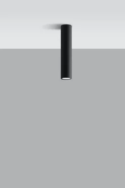 Sollux Aufbauleuchte Schwarz Ø6cm H:30cm GU10 Metall LUTATIA* Moderne Lampen|Küchenlampen