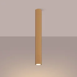 Sollux Aufbauspot Aufputz Ø 6,5 cm H: 60 cm Aluminium in Gold GU10* Wohnzimmerlampen|Küchenlampen