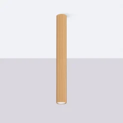 Sollux Aufbauspot Aufputz Ø 6,5 cm H: 60 cm Aluminium in Gold GU10* Wohnzimmerlampen|Küchenlampen