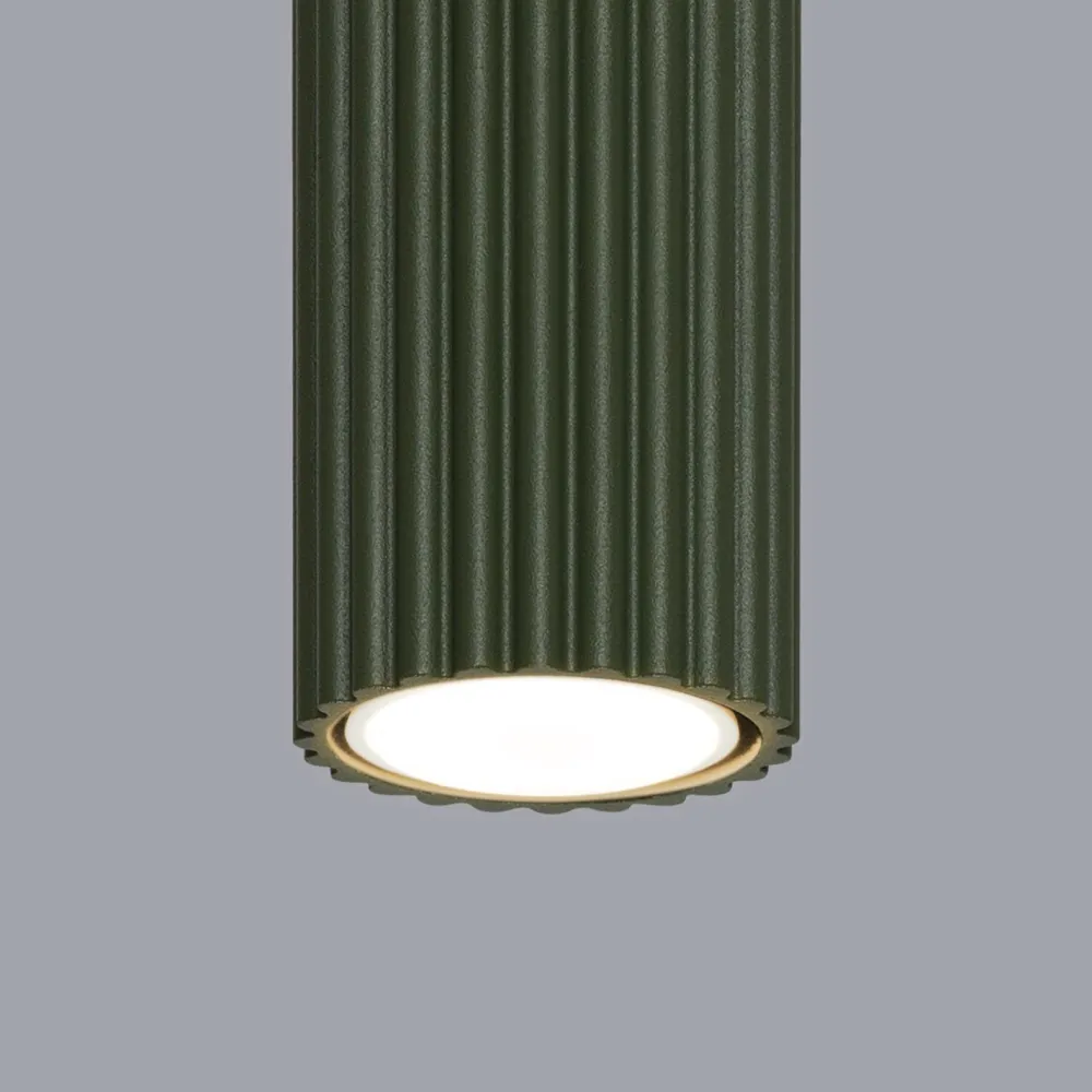 Sollux Aufbauspot GU10 Ø 6,5 cm H: 60 cm Aufputz Grün Modern* Wohnzimmerlampen|Küchenlampen