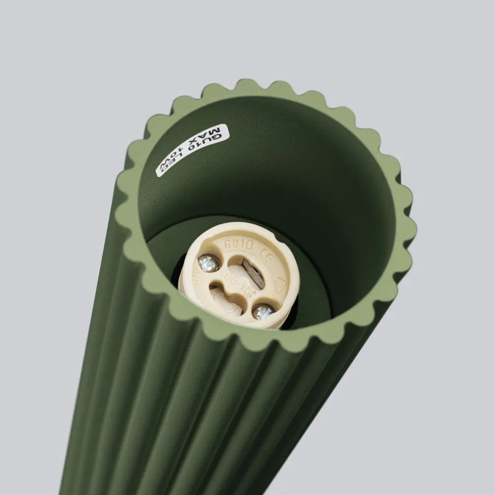 Sollux Aufbauspot GU10 Ø 6,5 cm H: 60 cm Aufputz Grün Modern* Wohnzimmerlampen|Küchenlampen