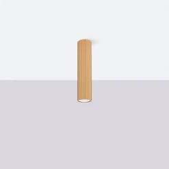 Sale Sollux Aufbauspot GU10 D: 6,5 cm H: 30 cm Aufputz in Gold Modern