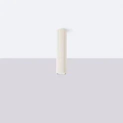 Sollux Aufbauspot GU10 in Creme Ø 6,5 cm H: 30 cm schmal BERTA* Wohnzimmerlampen|Küchenlampen