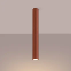 Sollux Aufbauspot schmal Ø 6,5 cm H: 60 cm GU10 Rot Modern Aluminium* Wohnzimmerlampen|Küchenlampen