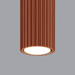 Sollux Aufbauspot schmal Ø 6,5 cm H: 60 cm GU10 Rot Modern Aluminium* Wohnzimmerlampen|Küchenlampen