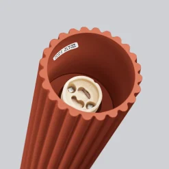 Sollux Aufbauspot schmal Ø 6,5 cm H: 60 cm GU10 Rot Modern Aluminium* Wohnzimmerlampen|Küchenlampen