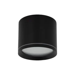 TK Lighting Aufbauspot Schwarz Aluminium GX53 IP44 Ø8,4 cm Aufputz* Metall Lampen|Feuchtraumleuchten