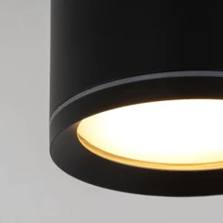 TK Lighting Aufbauspot Schwarz Aluminium GX53 IP44 Ø8,4 cm Aufputz* Metall Lampen|Feuchtraumleuchten