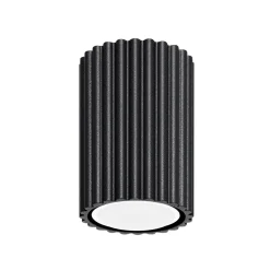 Sale Sollux Aufbauspot Schwarz klein GU10 Ø 6,5 cm H: 10 cm Aluminium