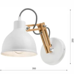 Lamkur Aufbaustrahler Beleuchtung Holz Modern TIASIA