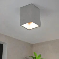 Easylight Aufbaustrahler Eckig Beton* Betonlampen|Moderne Lampen