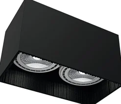 Discount Nowodvorski Aufbaustrahler Schwarz 2-flmg