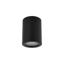 TK Lighting Aufbaustrahler Schwarz Metall IP44 Ø6,5 cm GU10 Aufputz* Metall Lampen|Feuchtraumleuchten