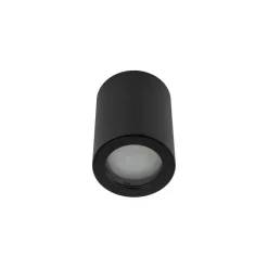 TK Lighting Aufbaustrahler Schwarz Metall IP44 Ø6,5 cm GU10 Aufputz* Metall Lampen|Feuchtraumleuchten