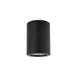 TK Lighting Aufbaustrahler Schwarz Metall IP44 Ø6,5 cm GU10 Aufputz* Metall Lampen|Feuchtraumleuchten